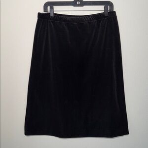 Vintage Act III Velvet Midi Skirt